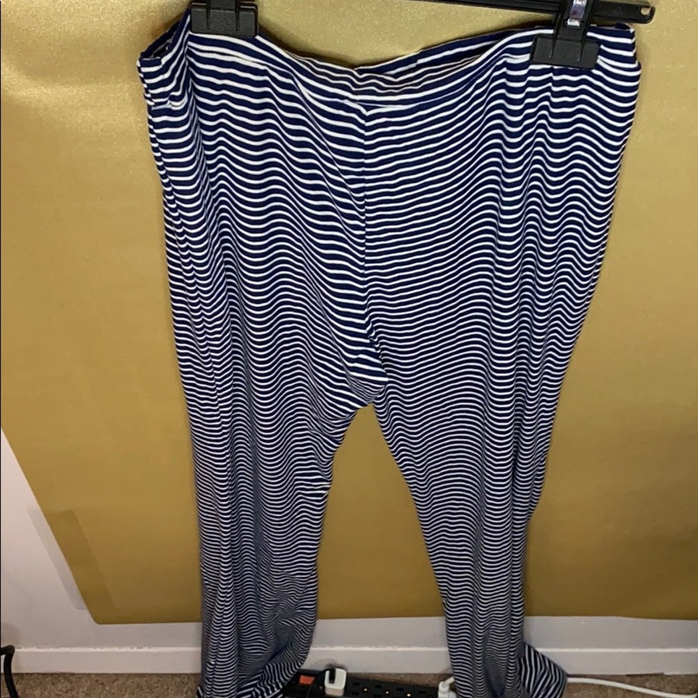 Stripped Flare Out Pants